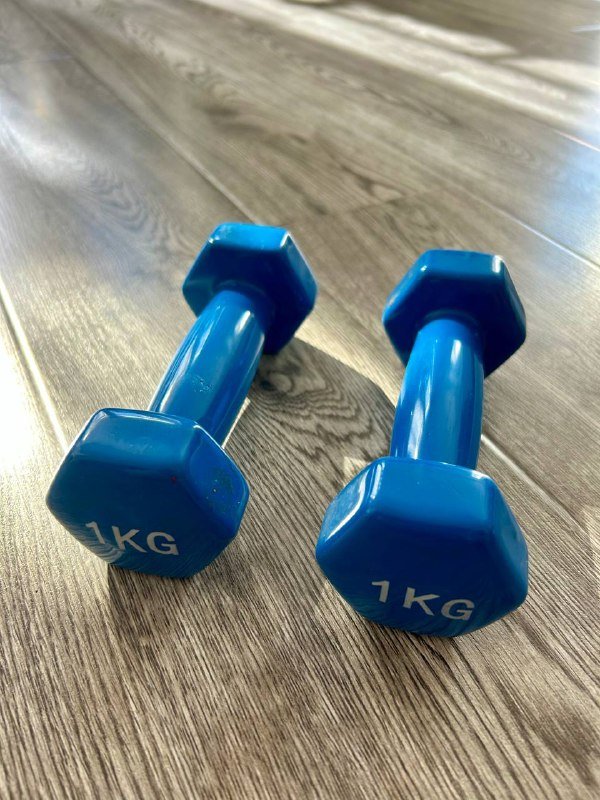 Гантели по 1 кг, 2 штуки