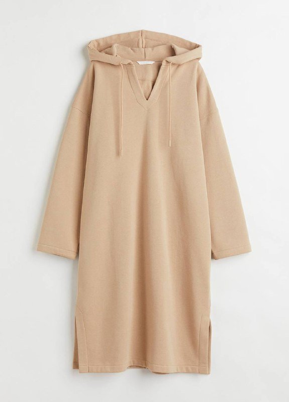 Платье-толстовка с капюшоном H&M
