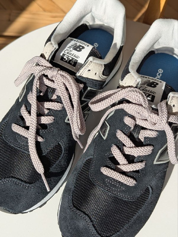 Кроссовки New Balance 574 мужские черные с белым 4