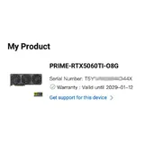 Asus Prime RTX 5060 Ti 8 GB OC 5