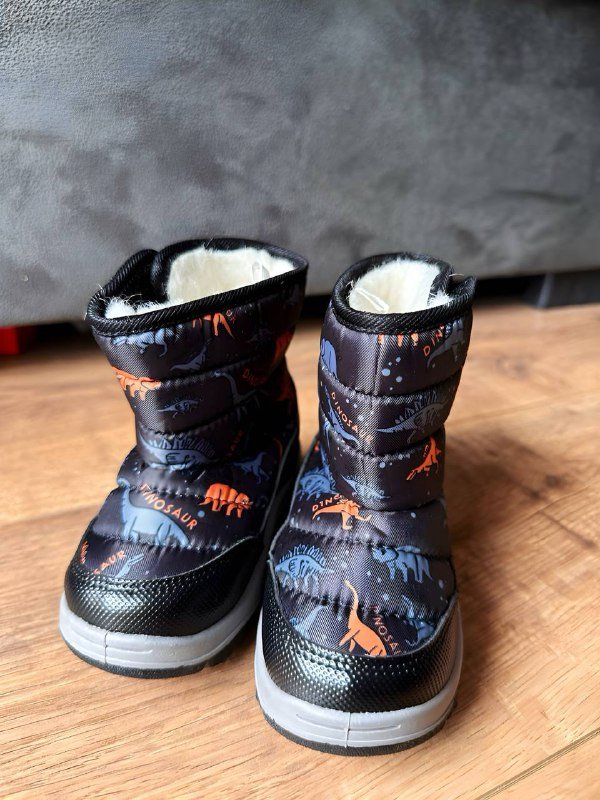 детские дутики зимние ботинки 22 размер 3