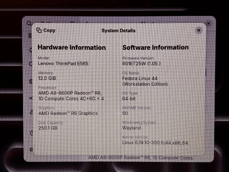 Ноутбук Lenovo ThinkPad E565 1