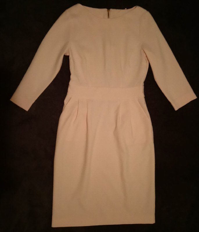 Платье светло-персиковое женское размер S