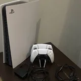 PlayStation 5 с дисководом, 2 джойстика, зарядная станция 1