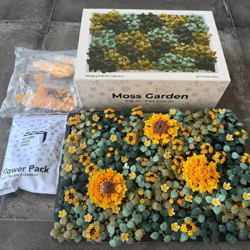 Декоративное 3D-панно Modern Brick House Sunflower Moss Garden