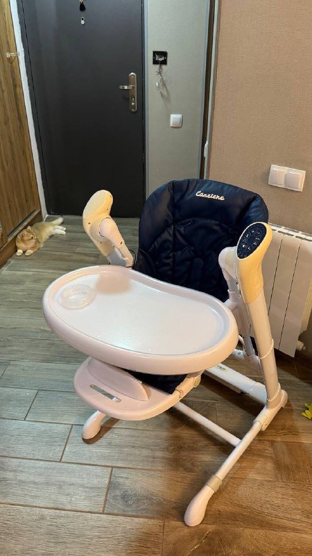 Стул для кормления 2 в 1: стульчик и качели 2