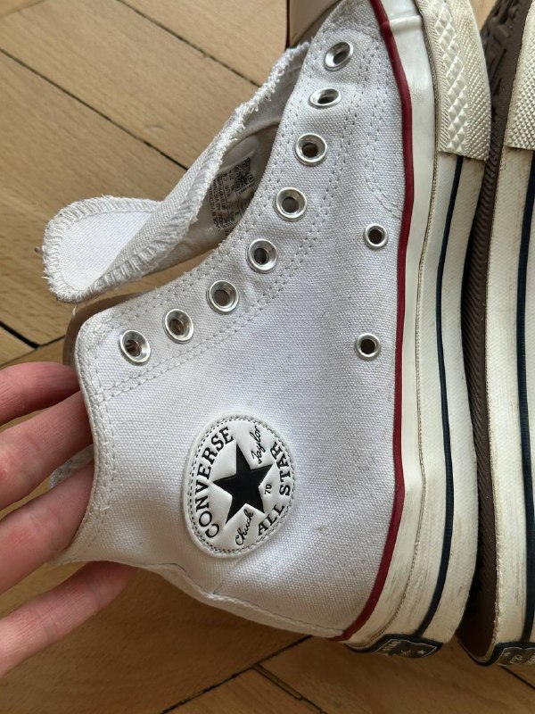 оригинальные белые кеды Converse, размер 40 2