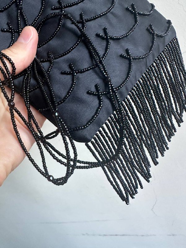 Винтажная вечерняя сумочка M&S St Michael с бисером 2