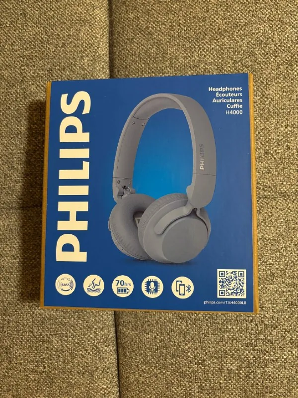 Беспроводные наушники Philips TAH4000LB/00 голубые 1