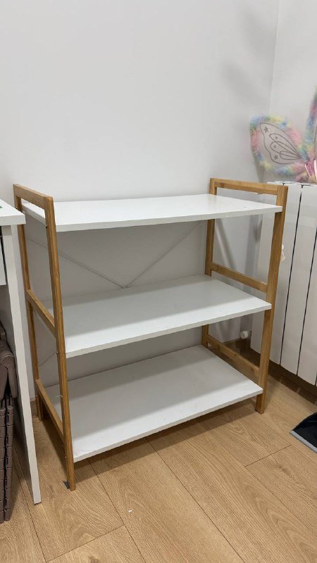 Стол письменный, комод, стеллаж белые из Jysk 3