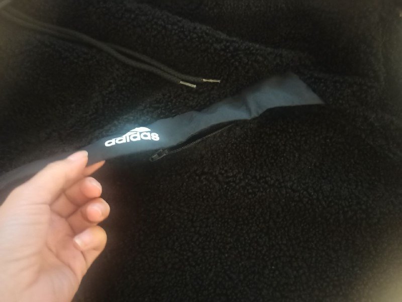 Флисовая женская толстовка Adidas размер XS 6