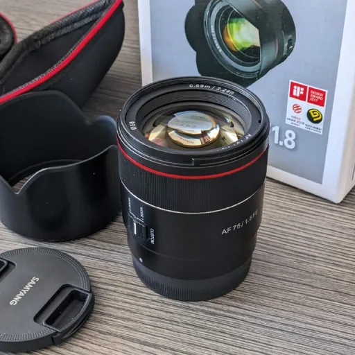 Samyang 75mm f1.8 Sony E объектив