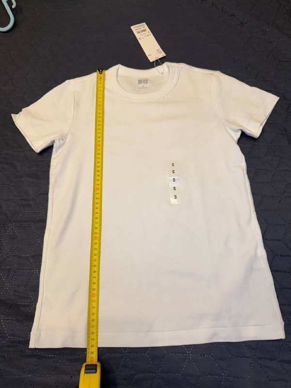 Белая футболка Uniqlo размер S 3