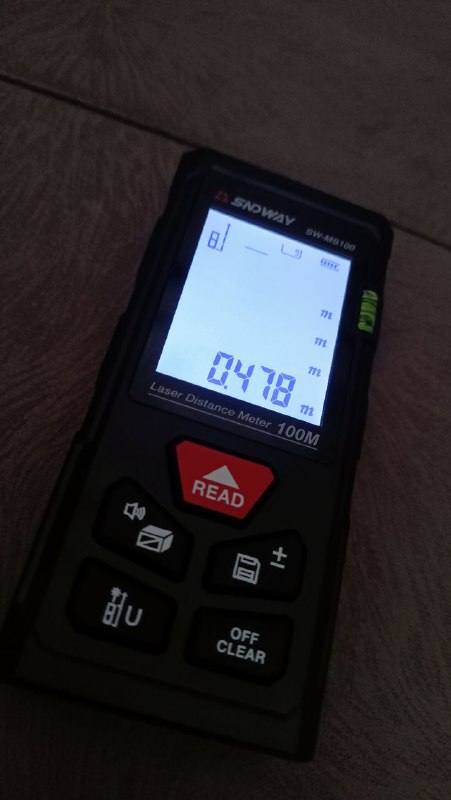 Лазерная рулетка дальномер SNDWAY SW-MS 100 метров 3