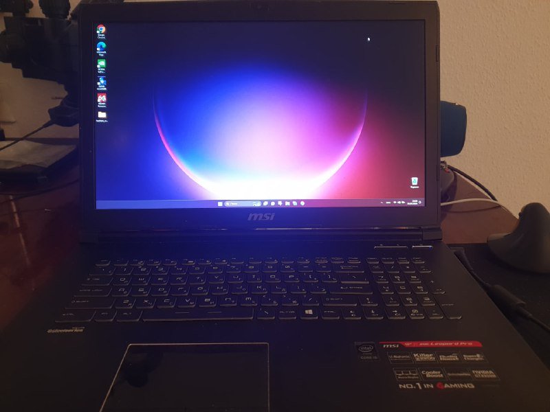 Ноутбук MSI GP72 2QE 17 дюймов i5 12GB GTX 950M SSD 500GB