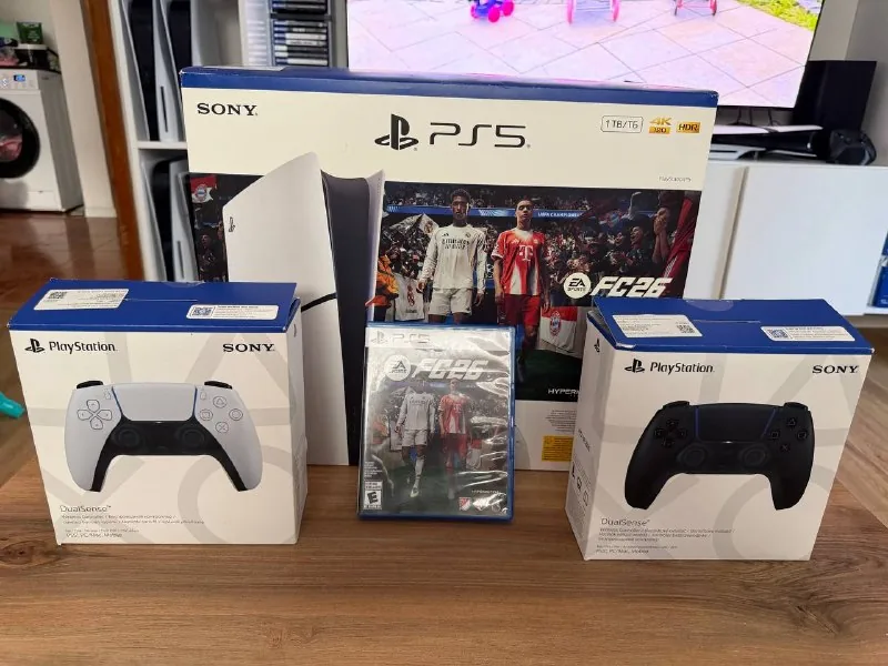 PlayStation 5 Slim 1 ТБ FC 26 Edition с 2 джойстиками и диском