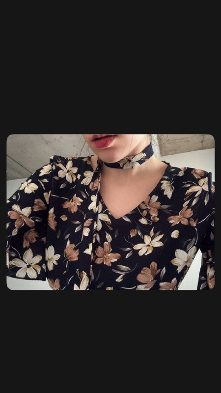 Платье с цветочным принтом