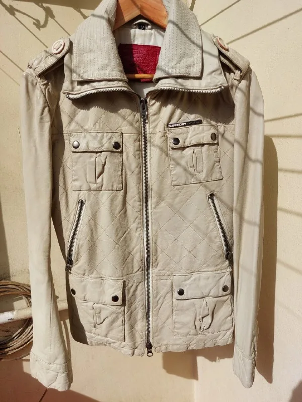 Кожаная куртка Superdry 1