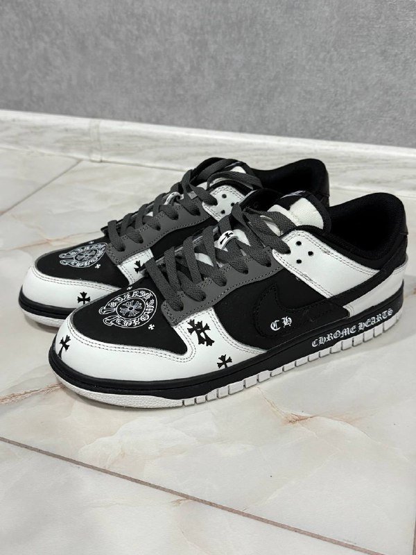 Обувь мужская черно-белая 43-44