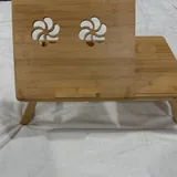 Wooden laptop table for a bed or armchair 4