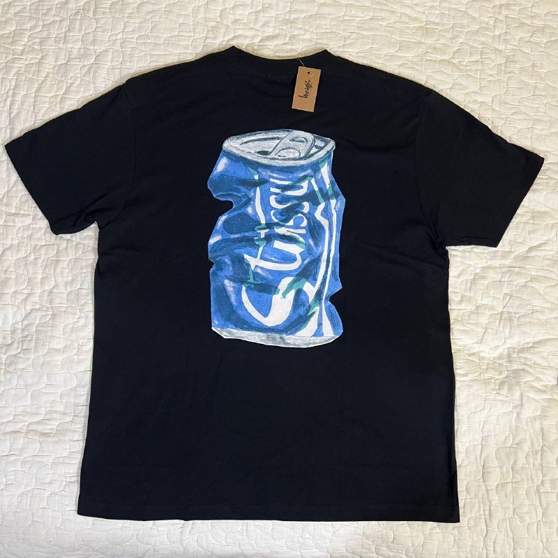 Футболка Stussy Soda Can Tee SS23 черная L