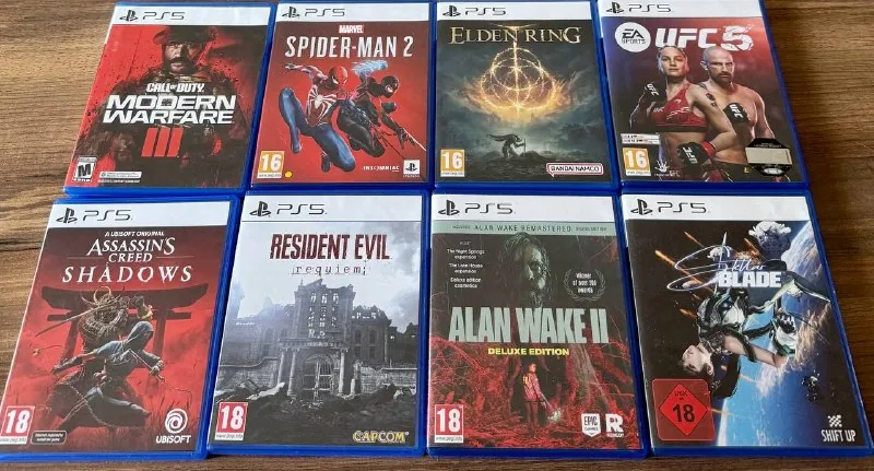 Игры на дисках для PlayStation 4, PlayStation 5