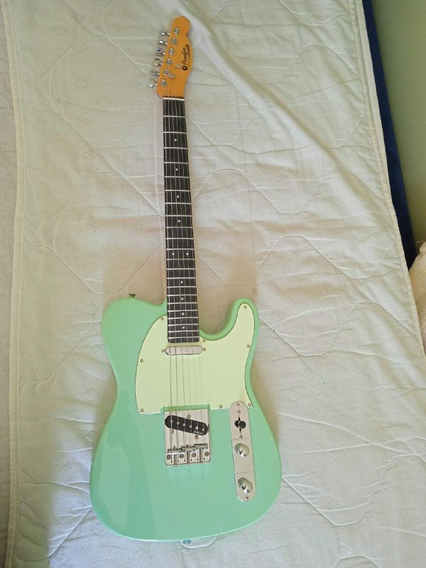 Гитара Prodipe TC80 RA Surf green, комбик Fender G-DEC, чехол, провода