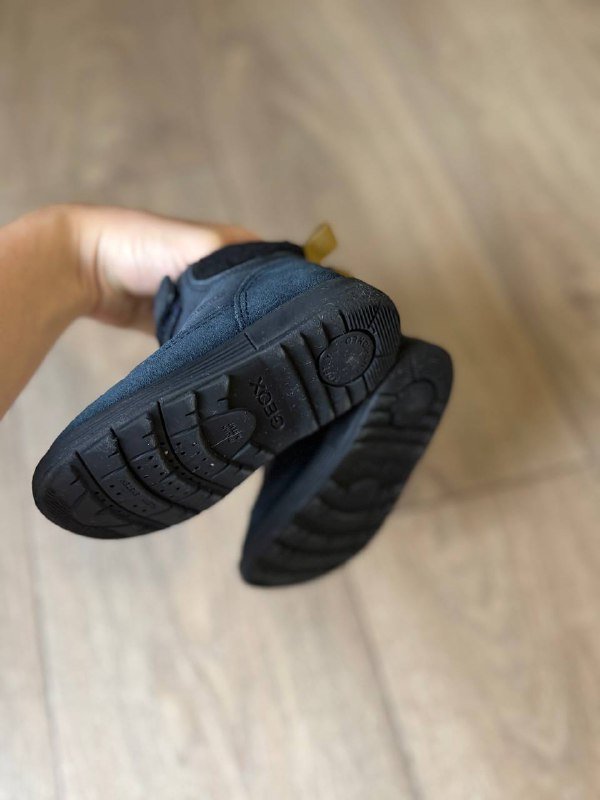 Зимние ботинки geox тёмно-синий детские 22 размер 4