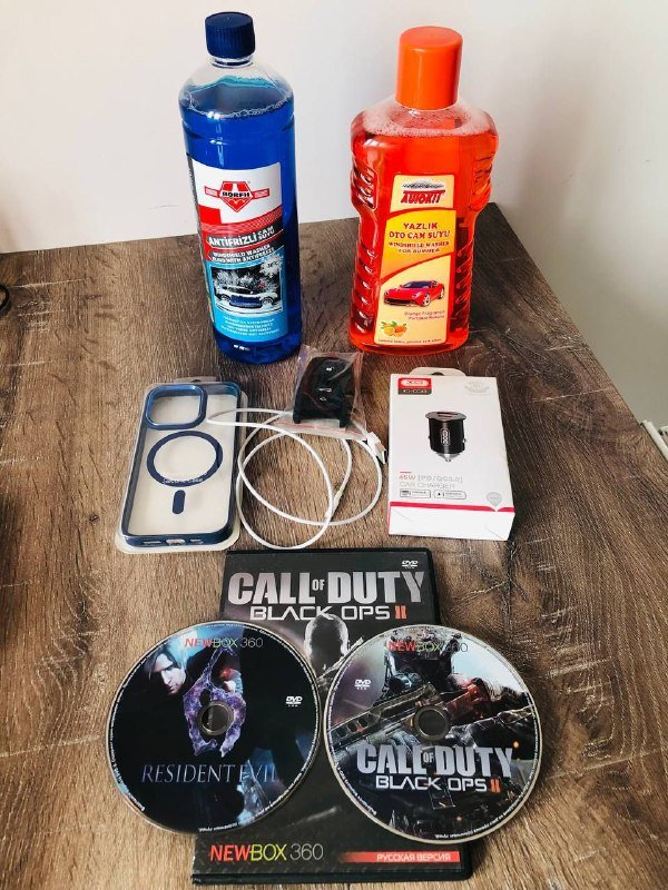 Чехлы для iPhone и BMW, омывашка, USB зарядка, игры Xbox 360