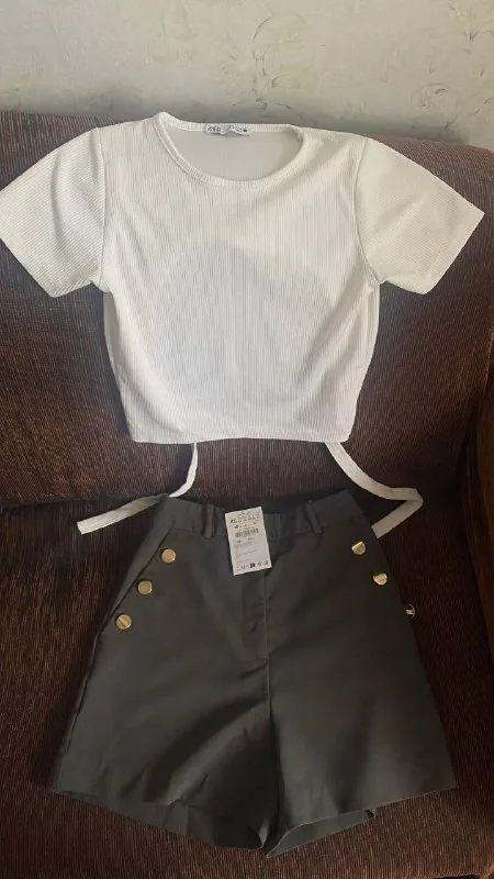 Zara топ и шорты