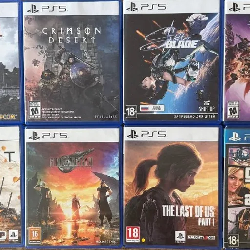 Игры на дисках для PlayStation 4 и PlayStation 5