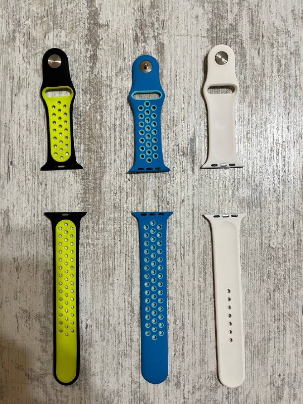 Ремешки для часов Apple 44mm цветные и белый 2