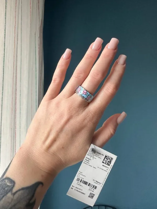 Серебряное кольцо, жемчужные серьги 1