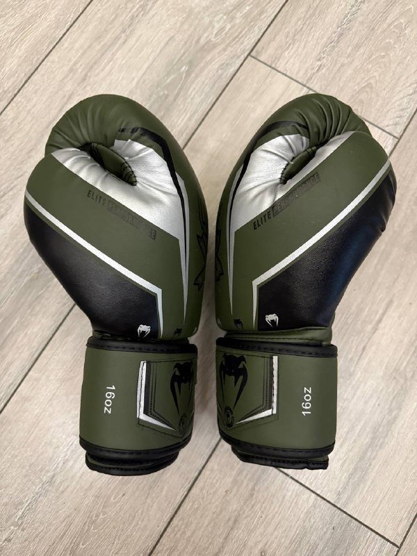 Перчатки боксерские 16oz, бинты длинные 2