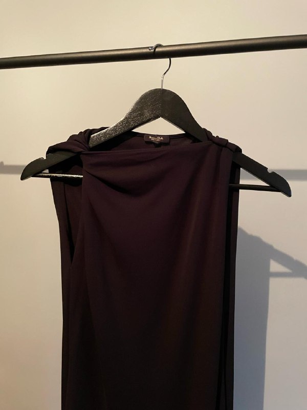 Черное платье Massimo Dutti размер S 2