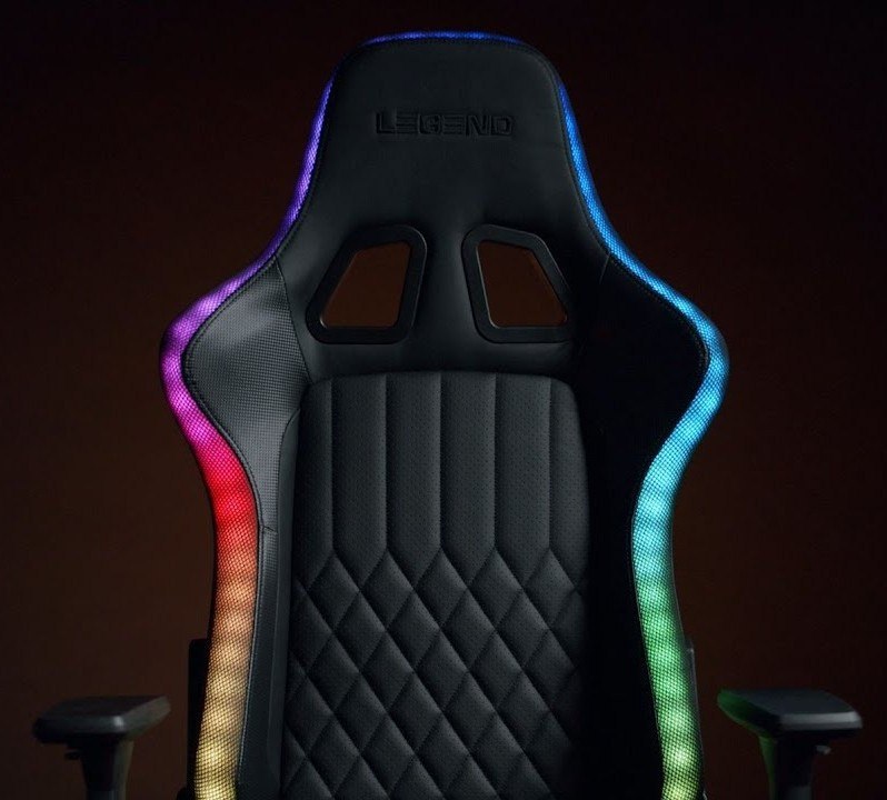 Игровое геймерское кресло Jysk Ranum с RGB подсветкой 2