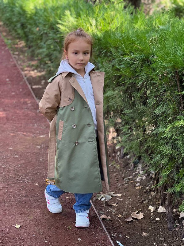 Тренч для девочки 116-122 см 2