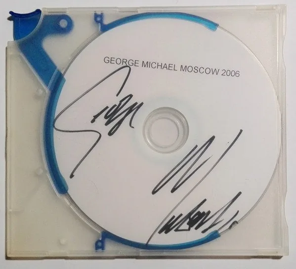 Автограф George Michael 1