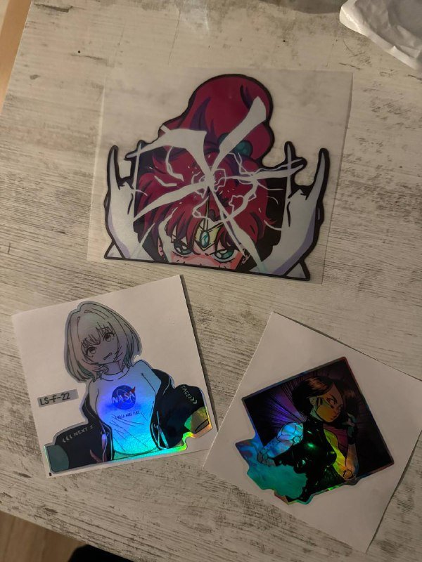 Рефлективные авто-наклейки 3 шт