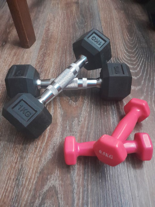 Гантели 0.5 кг, 1 кг, 5 кг