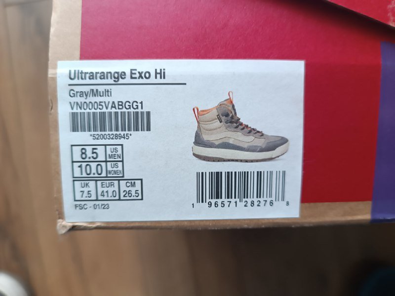 Vans Ultrarange Exo Hi Gore-tex кеды размер 41 4