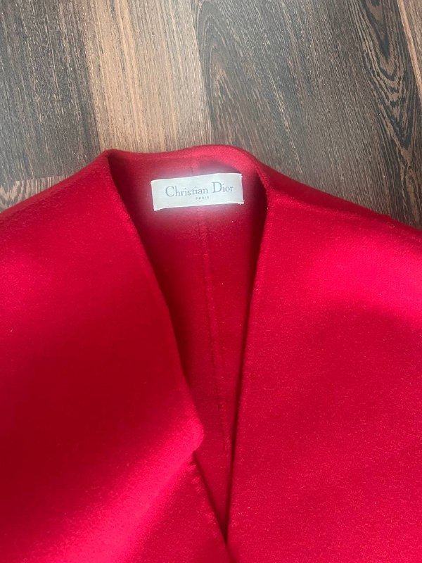 Christian Dior пальто женское красное M,L 2
