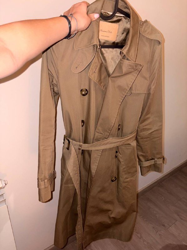 Оригинальный женский тренч Massimo Dutti