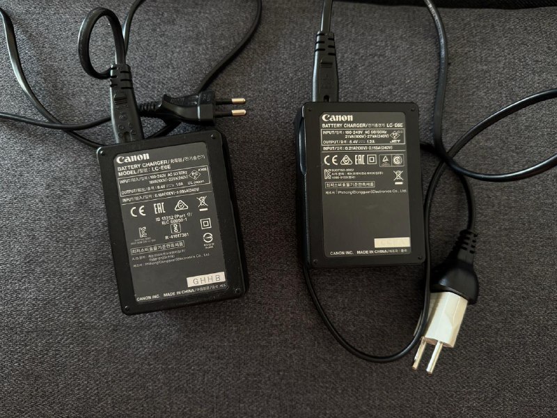 Аккумуляторы Canon LP-E6 и зарядные устройства LC-E6E 4