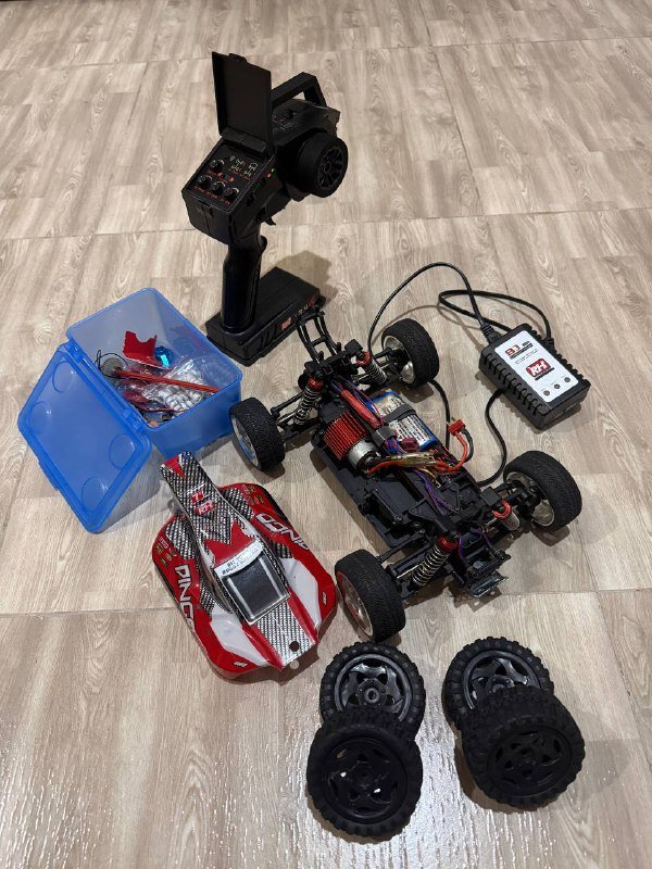 Радиоуправляемая машинка багги полный комплект 5