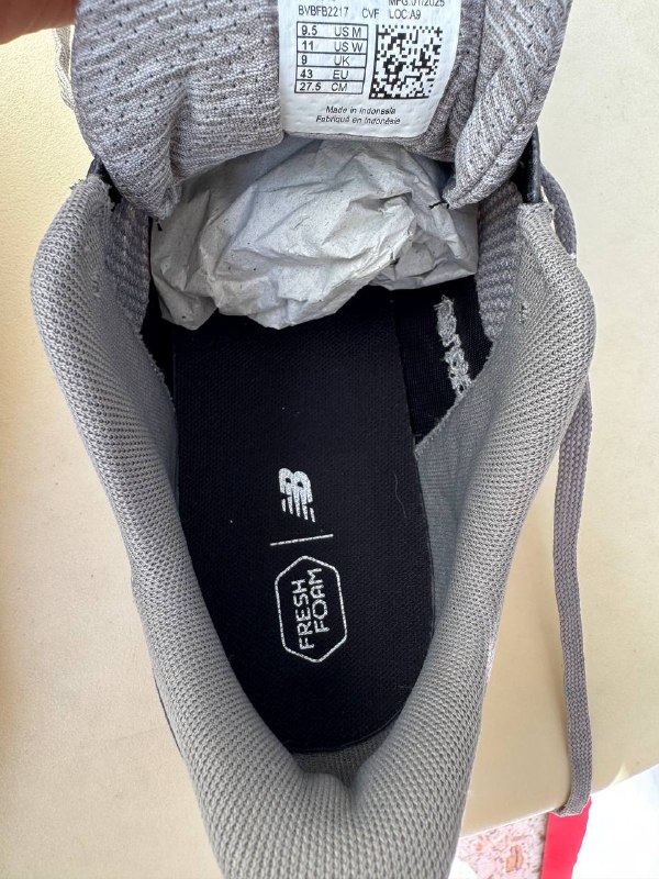 Новые кроссовки New balance, Fresh Foam Arishi v4, размер 9,5 3