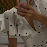 Платье Ginatricot в горошек 1