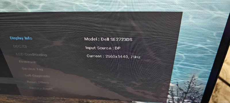 IPS дисплей 27 дюймов 2к 75Hz матовый 2