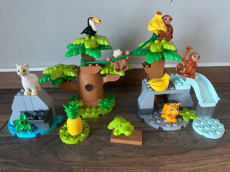 Наборы Лего Duplo Wild animals, Pizza stand, Wild animal of Africa