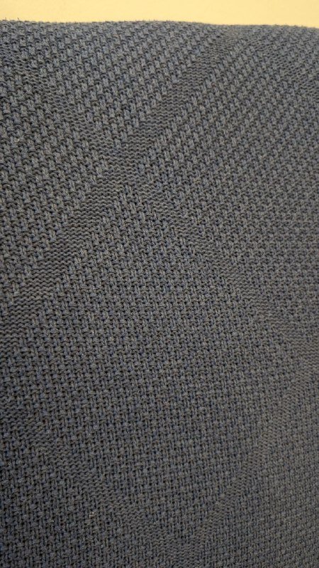 Хлопковый синий плед 220х240 см 3